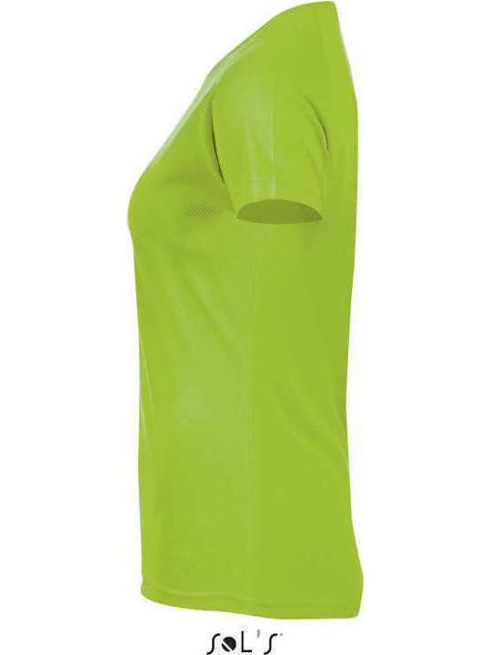 Sol's Sporty Women's Short Sleeve Promotional T-Shirt Green