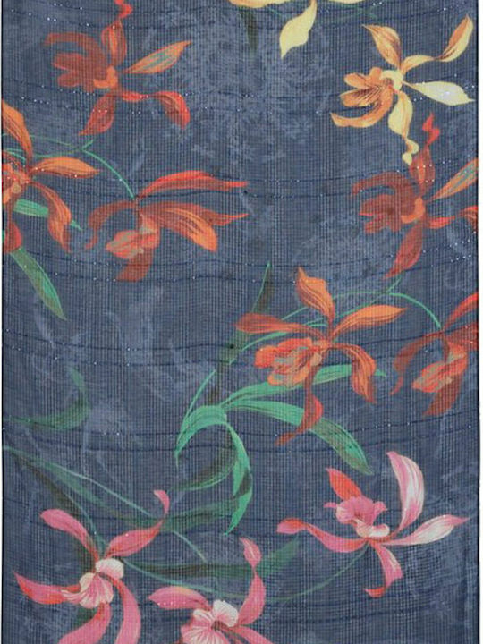 Desigual Surreal Women's Scarf Navy Blue