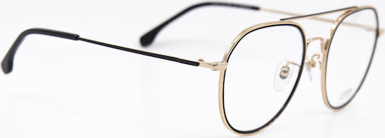 Lozza Metal Eyeglass Frame Black VL2330 0302
