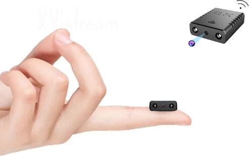 Versteckte Kamera XD WiFi Micro Camera WiFi 1080p mit Steckplatz für Speicherkarte und Bewegungssensor