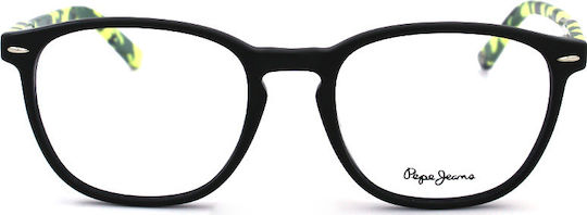 Pepe Jeans Otis Kunststoff Brillenrahmen Schwarz PJ3259-C4