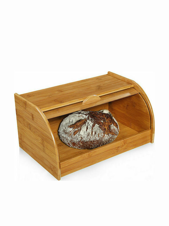 Zassenhaus Brotbox mit Deckel aus Bambus in Braun Farbe 40x26x20cm