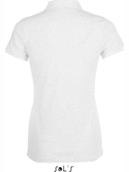 Sol's Brandy Women's Short Sleeve Promotional Blouse White 01707-989