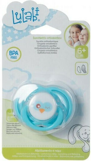 Lulabi Orthodontischer Schnuller Silikon Eule für 6+ Monate