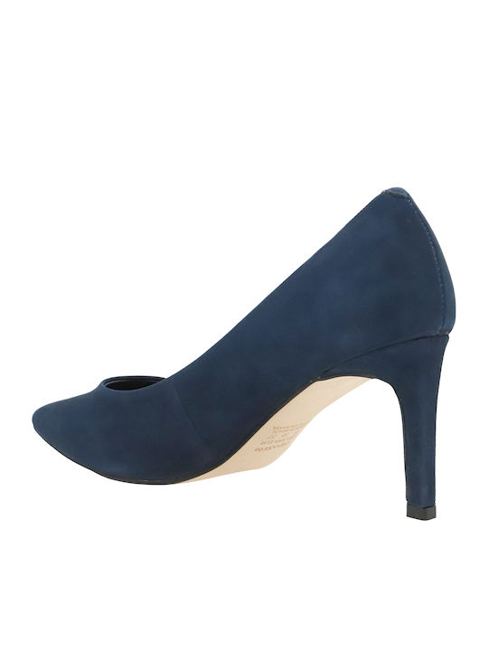 Pumps mit Dünn mittelhohem Absatz Blau