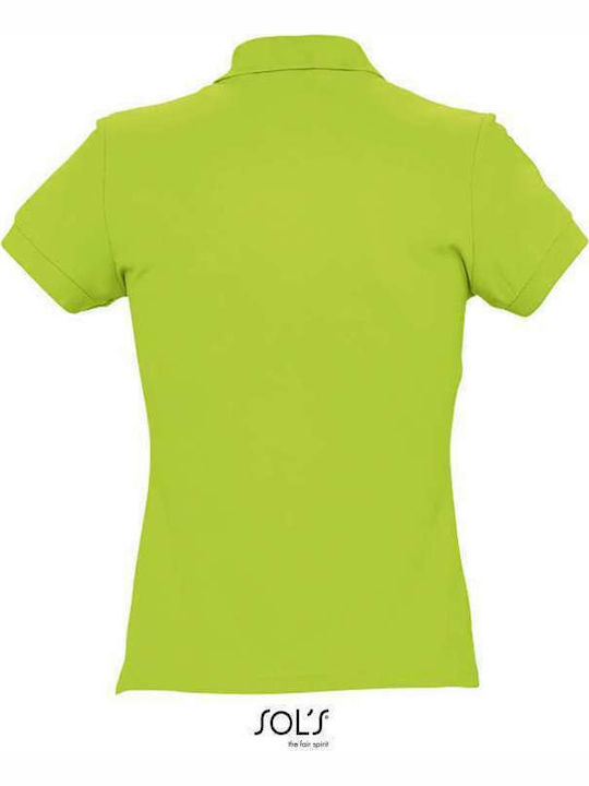 Sol's Passion Women's Short Sleeve Promotional Blouse Apple Green 11338-280