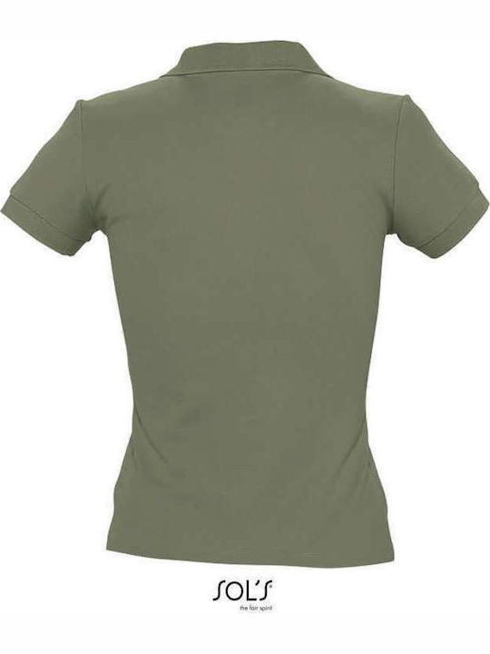 Sol's People Women's Short Sleeve Promotional Blouse Khaki