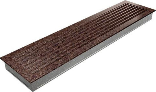 Kratki Ορθογώνια Περσίδα Τζακιού 70x17cm Χάλκινη