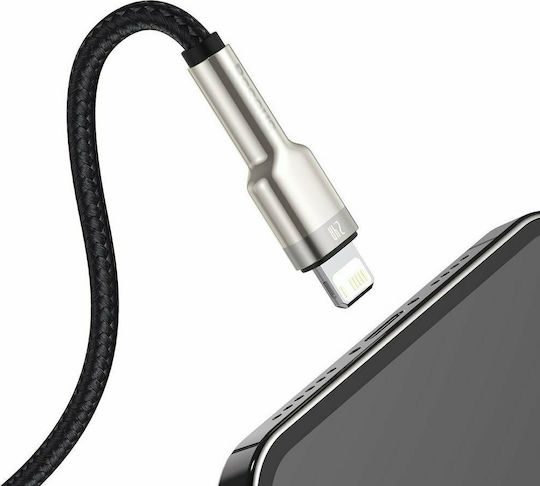 Baseus Cafule Series Braided USB-A to Lightning Cable Black 0.25m (CALJK-01)