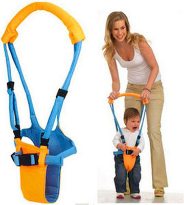 Baby MoonWalk Baby Walker with Support Straps for 6++ Months Blue