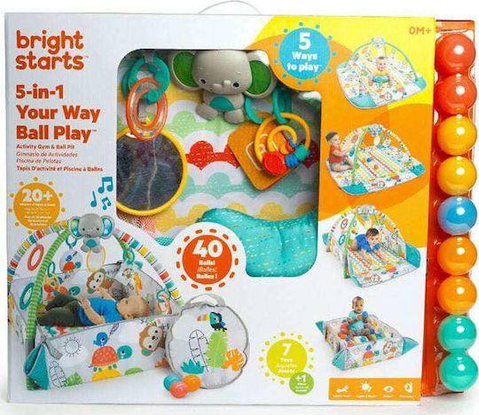 Bright Starts 5 в 1 Тропическо Активно Гимнастика за Новородени