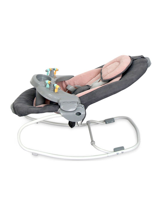Lorelli Electric Baby Relax Swing Tango with Music and Vibration Rose Stars for Child up to 12kg