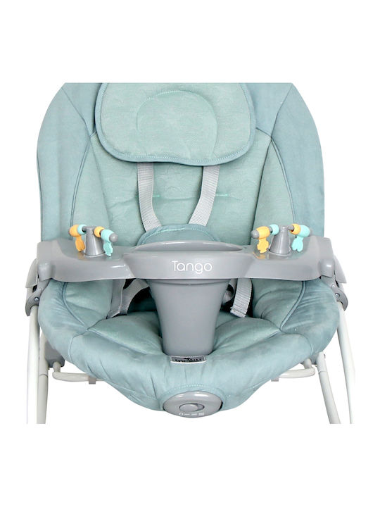 Lorelli Electric Baby Relax Swing Tango with Music and Vibration Cool Grey Stars for Child up to 12kg