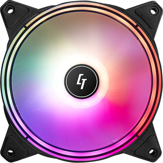 Chieftec NF-1225 Case Fan 120mm (1600rpm / 68cfm) με ARGB Φωτισμό και Σύνδεση 3-Pin / 4-Pin PWM