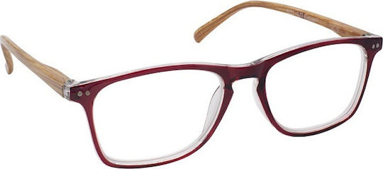 Eyelead Ε213 Reading Glasses +0.75 in Burgundy color Ε 213