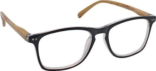 Eyelead Ε211 Reading Glasses +1.25 Black/Brown E 211