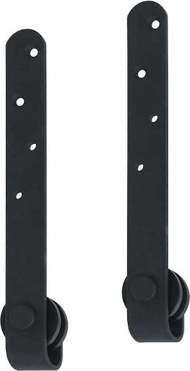 vidaXL Door Return Mechanism for Doors up to 152cm and 20kg Black