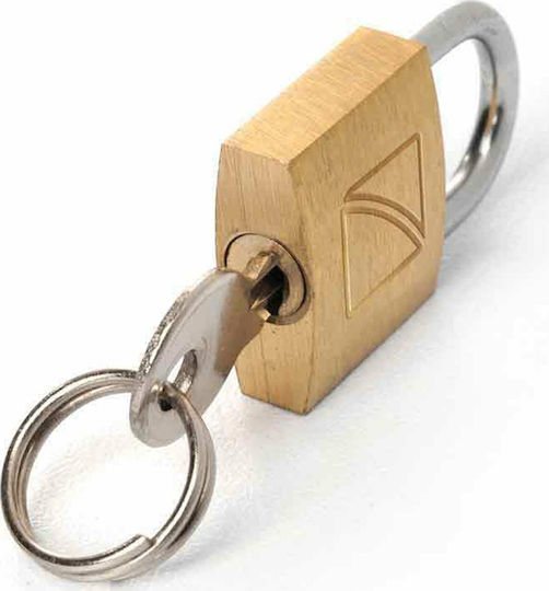 Travel Blue Padlock Brass with Key Set 20mm Blue 2pcs