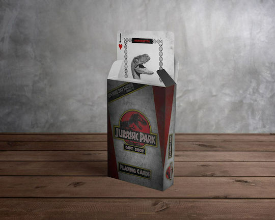 FaNaTtik Jurassic Park Συλλεκτική Τράπουλα Πλαστικοποιημένη