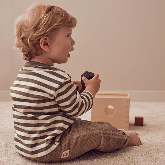 Kids Concept Formensortierspiel Formensortierwürfel aus Holz für 12++ Monate