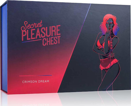 LoveBoxxx Secret Pleasure Kit BDSM Kit σε Κόκκινο Χρώμα 8τμχ