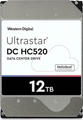 Hitachi Ultrastar HE12 ISE 12TB HDD Σκληρός Δίσκος 3.5" SATA III 7200rpm με 256MB Cache για NAS / Server