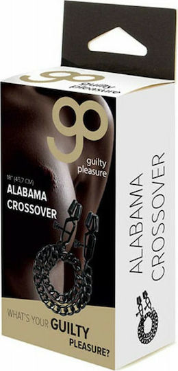 Guilty Pleasure Alabama Crossover Σφιγκτήρες Θηλών σε Μαύρο Χρώμα
