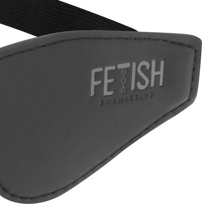 Fetish Submissive Vegan Leather Mask Black