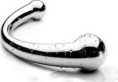 njoy Pure Wand Metal Dildo Silver