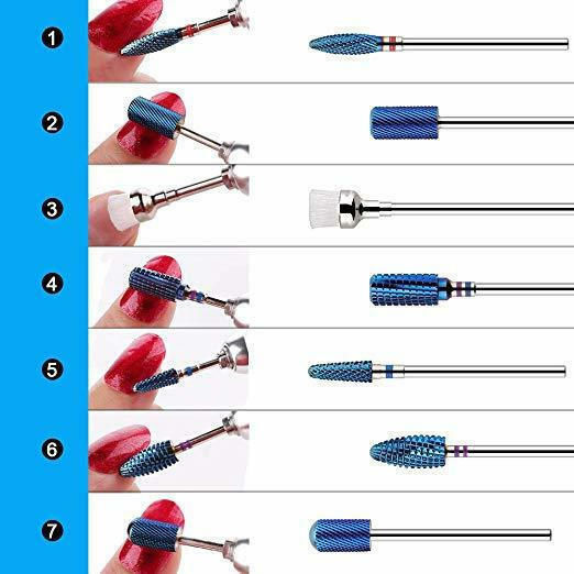 Nagelradfräser Sicherheitsschuhe Carbide 3/32 Νο 11