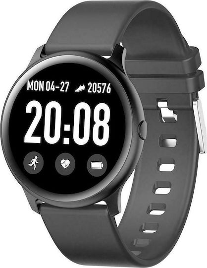 Daniel Klein KW19 Smartwatch with Heart Rate Monitor (Black)