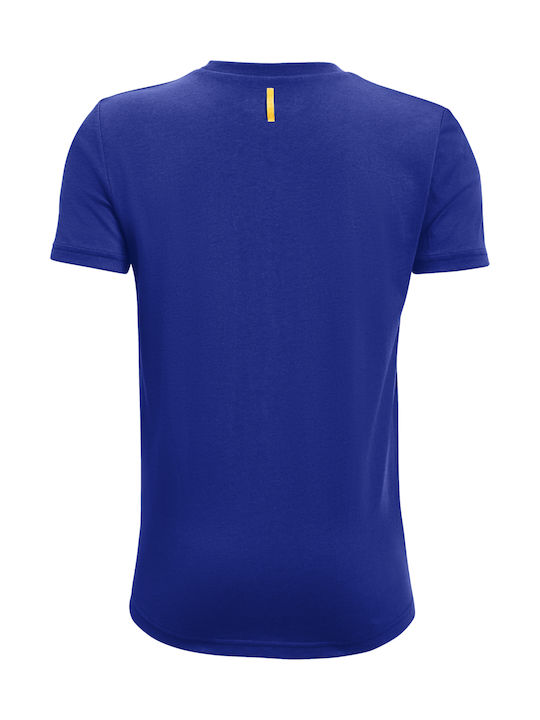 Under Armour Παιδικό T-shirt Μπλε