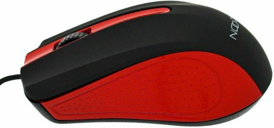 Noozy SM-26 Wired Mouse Black/Red