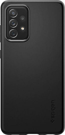 Spigen Thin Fit Back Cover Σιλικόνης 1.55mm Μαύρο (Galaxy A72)