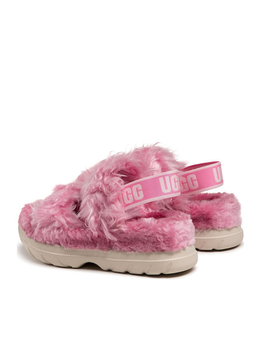 Fluff Sugar Γυναικεία Σανδάλια Flatforms Ροζ