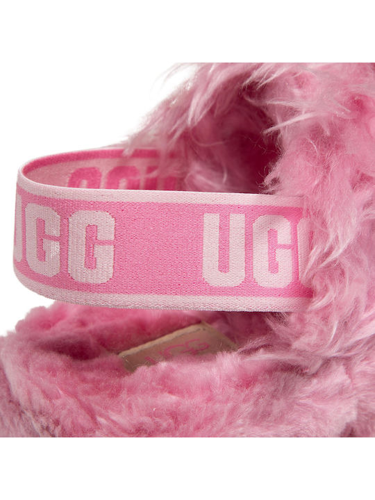 Fluff Sugar Γυναικεία Σανδάλια Flatforms Ροζ