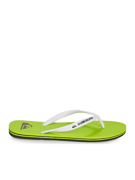 Quiksilver Molokai Flip Flops σε Λευκό Χρώμα