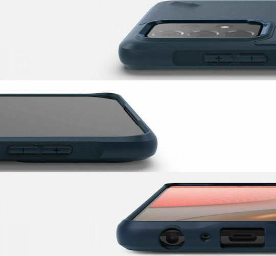 Ringke Onyx Back Cover Plastic / Silicon Albastru marin (Galaxy A72)
