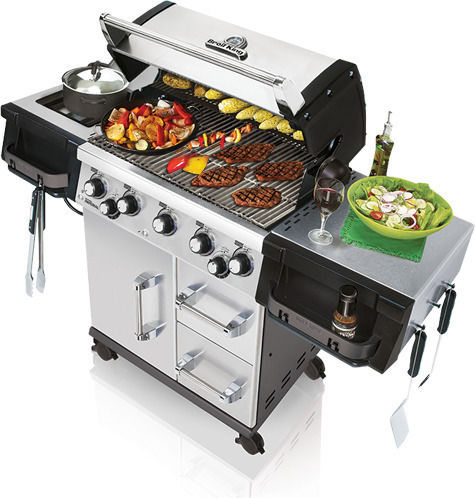 Broil King Imperial S 590 IR Gasgrill Rost 81cmx49cmcm mit 5 cm 16kW und Seitenbrenner Infrarot