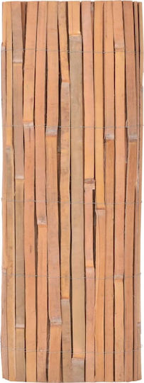 vidaXL Gard De Bambus Cu Jumătate De Lemn 70x1000cm