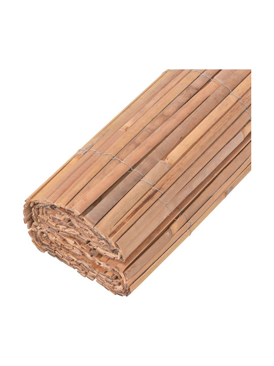 vidaXL Bambuszaun Mit Halbes Schilf 70x1000cm
