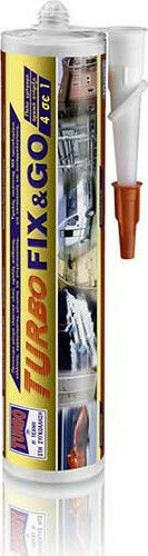 Turbo Fix&Go Sealant Silicone Gray 290ml