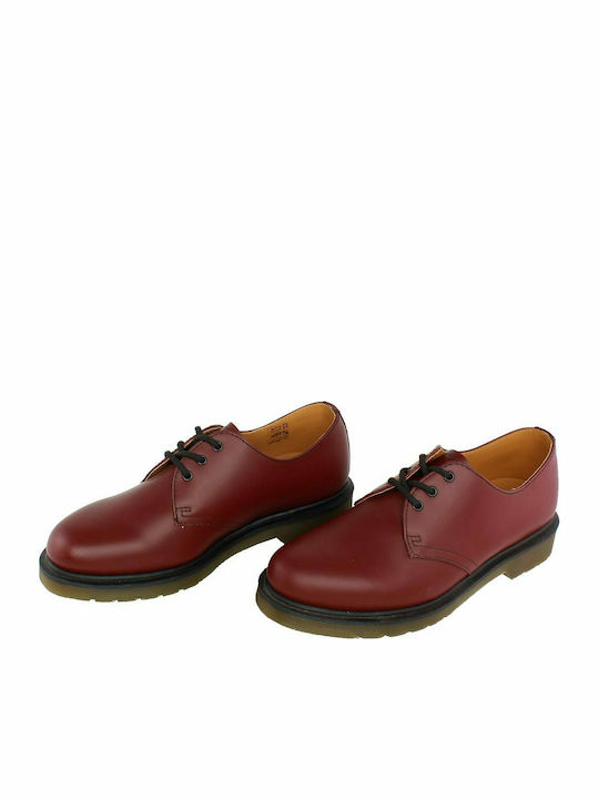 Dr. Martens Eye Shoe Women's Leather Derby Shoes Burgundy