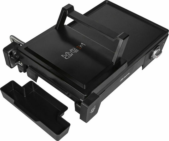 Ariete Tabletop Electric Grill Smooth Plate 2400W with Adjustable Thermostat 43cmx30cmcm