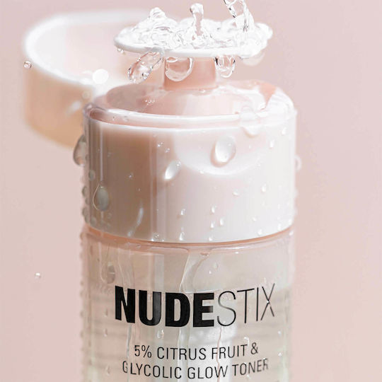 Nudestix Nudeskin Loțiune Glycolică 5% cu Fructe Citrice pentru Tonifierea Feței cu Acid Hialuronic 95ml