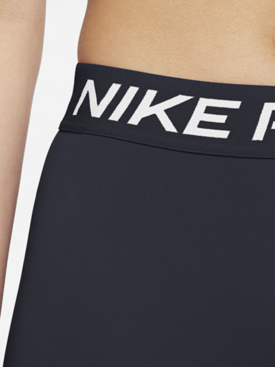 Dri-Fit Training Women's Cropped High Waist Firming Navy Blue Leggings