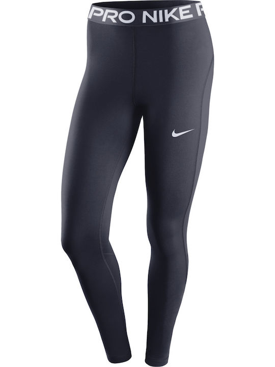 Dri-Fit Training Women's Cropped High Waist Firming Navy Blue Leggings