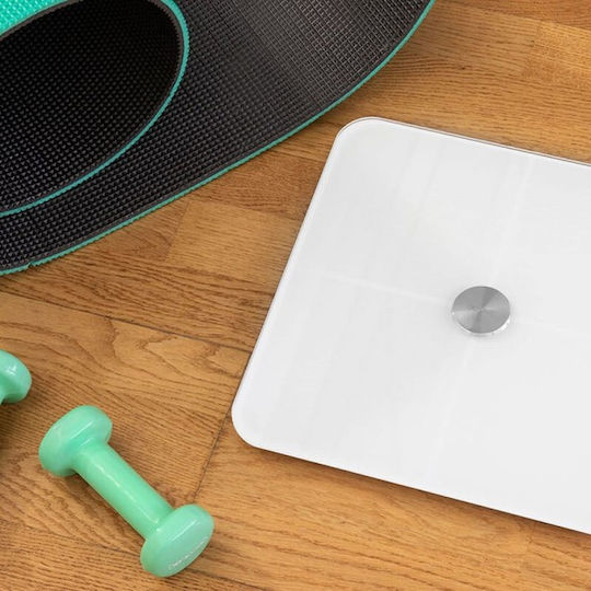 Cecotec Surface Precision 9600 Smart Healthy Smart Ζυγαριά 180kg με Λιπομετρητή & Bluetooth Λευκή