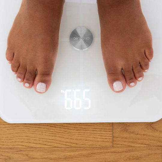 Cecotec Surface Precision 9600 Smart Healthy Smart Ζυγαριά 180kg με Λιπομετρητή & Bluetooth Λευκή