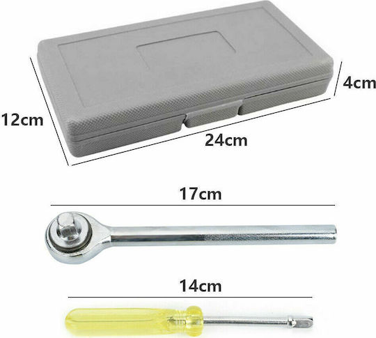 Aiwa Set Ratchet 1\4" & 3\8" 40pcs